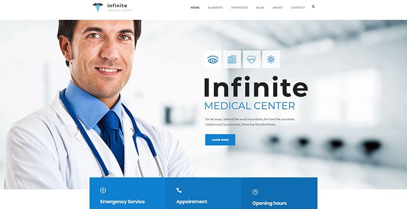 Infinite themes wordpress creer site web medecin docteur hopital Infinite themes wordpress creer site web medecin docteur hopital