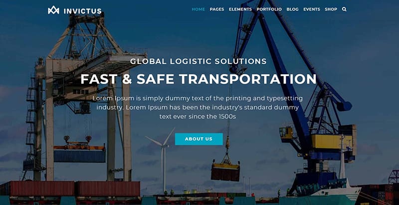 موضوعات Invictus وورد إنشاء موقع شركة نقل موضوعات Invictus وورد إنشاء موقع شركة نقل