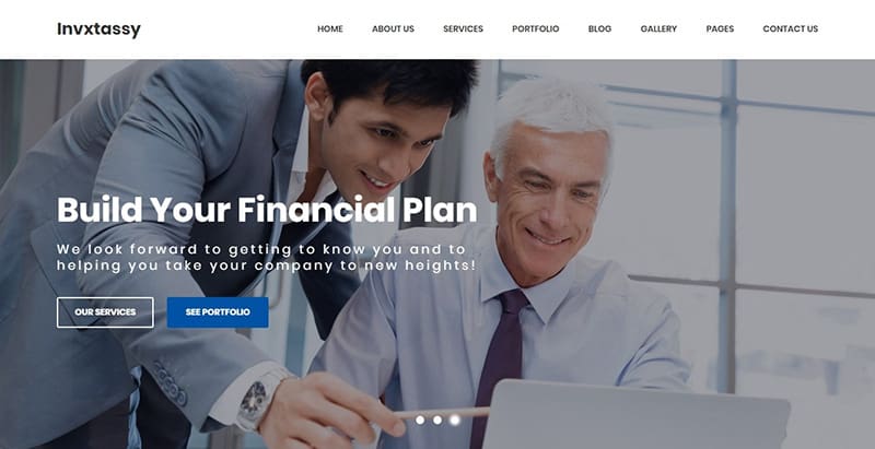 Invxtassy themes wordpress creer site web cabinet expertise comptable
