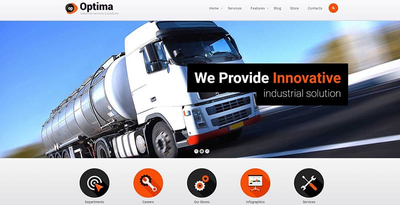 Optima themes wordpress creer site internet entreprise transports Optima themes wordpress creer site internet entreprise transports