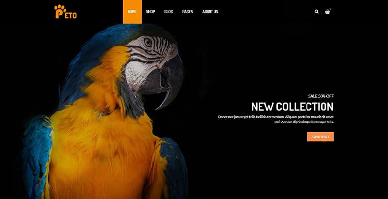 Peto themes wordpress creer site internet ecommerce vente en ligne