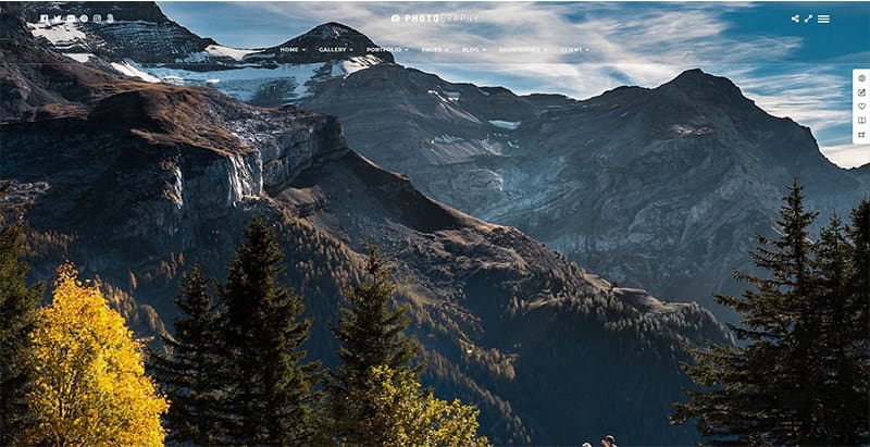 Photography themes wordpress creer site web photographe creative