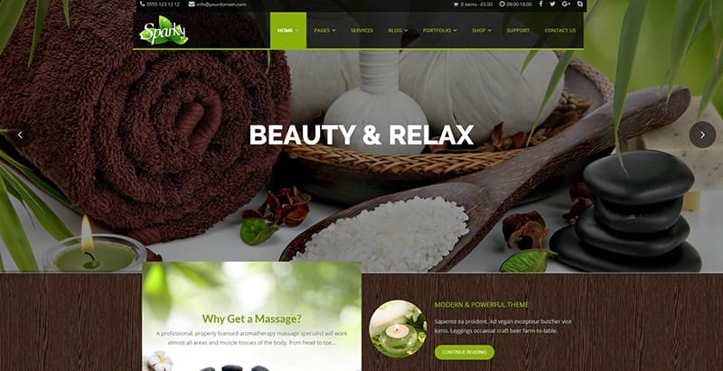 Sparky themes wordpress creer site internet spa beauté yoga Sparky themes wordpress creer site internet spa beauté yoga