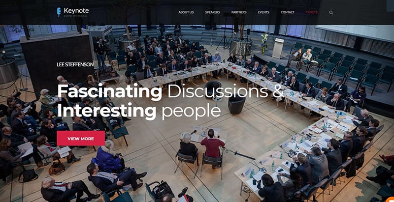 The core themes wordpress creer site web evenement conference seminaire