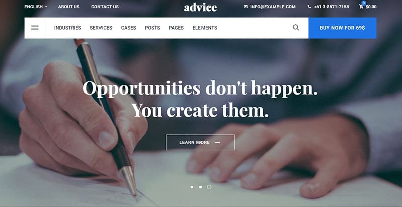 Advice themes wordpress creer site internet entreprise finance construction conseils Advice themes wordpress creer site internet entreprise finance construction conseils