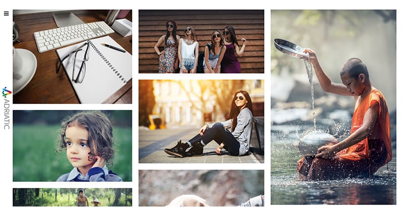 Adriatic themes wordpress creer site internet agence photographe