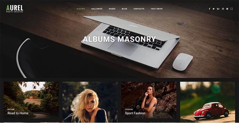 Aurel themes wordpress creer site web photographe illustrateur designer Aurel themes wordpress creer site web photographe illustrateur designer