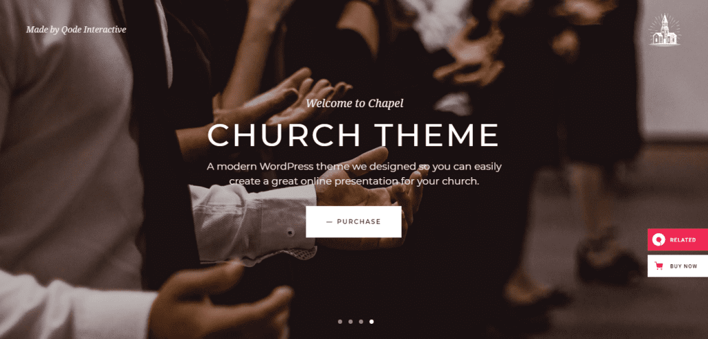 Chapel-theme-wordpress-creer-un-site-internet-deglise » BlogPasCher thèmes WordPress d'église