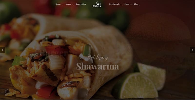Cibus themes wordpress creer site internet restaurant salon cafe Cibus themes wordpress creer site internet restaurant salon cafe