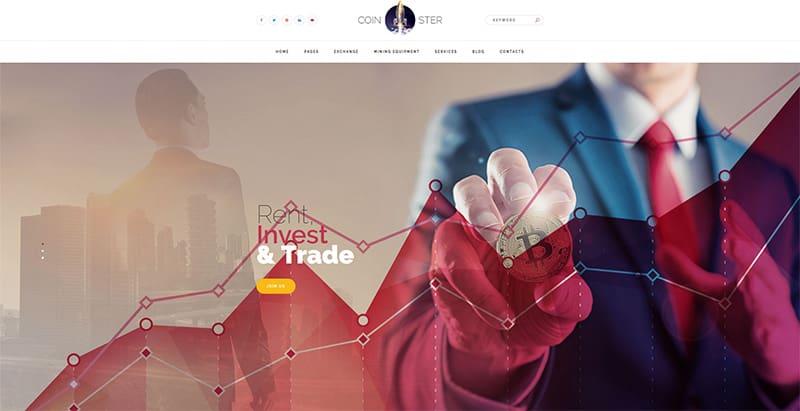 Coinster themes wordpress creer site web entreprise crypto monnaie devise Coinster themes wordpress creer site web entreprise crypto monnaie devise