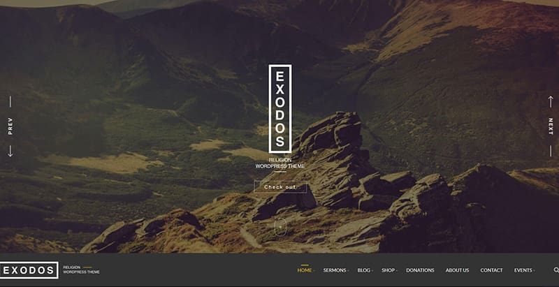 Exodos themes wordpress creer site internet eglise religion chapelle Exodos themes wordpress creer site internet eglise religion chapelle