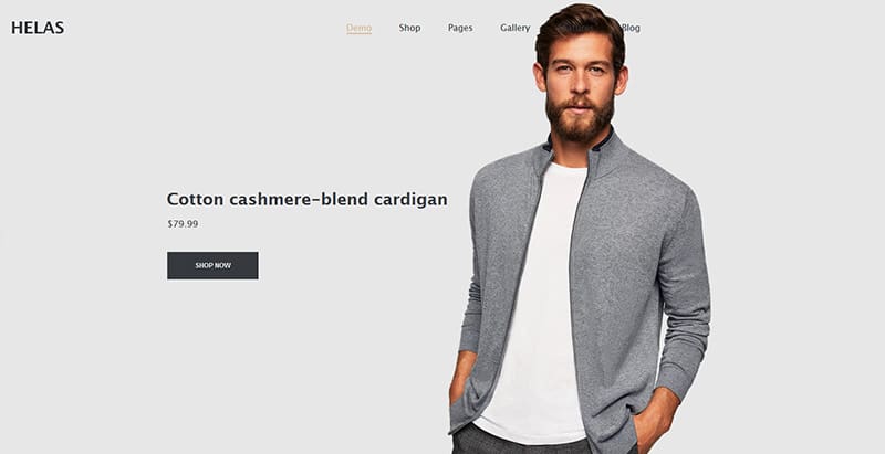 Helas themes wordpress creer boutique ligne site web ecommerce