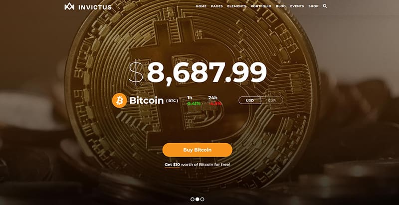 Invictus themes wordpress creer site web entreprise crypto monnaie devise Invictus themes wordpress creer site web entreprise crypto monnaie devise