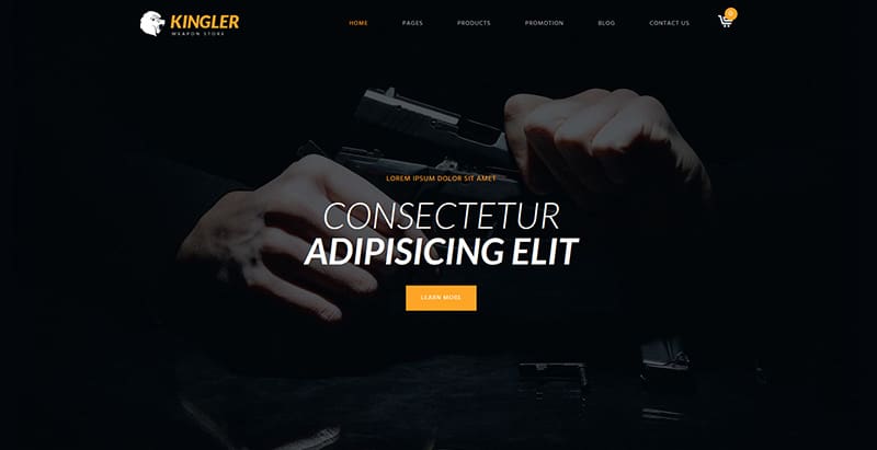 مواضيع Kingler وورد إنشاء موقع متجر التجارة الإلكترونية على الإنترنت