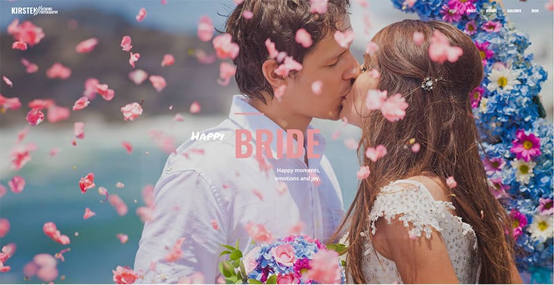 Kirsten themes wordpress creer site internet mariage fiancialles