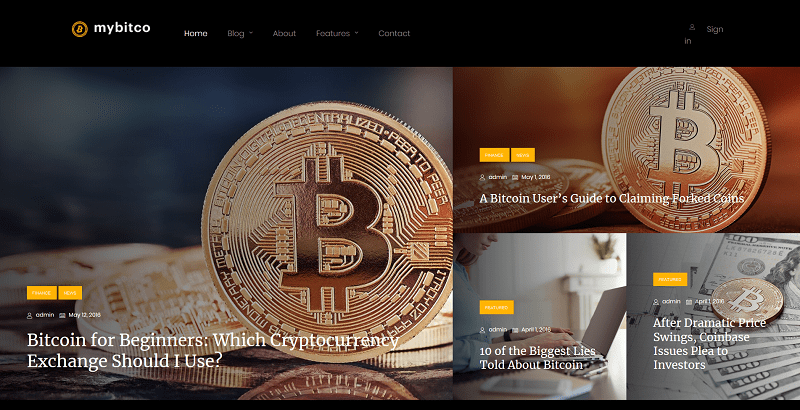 Mybitco meilleurs thèmes WordPress - Mybitco