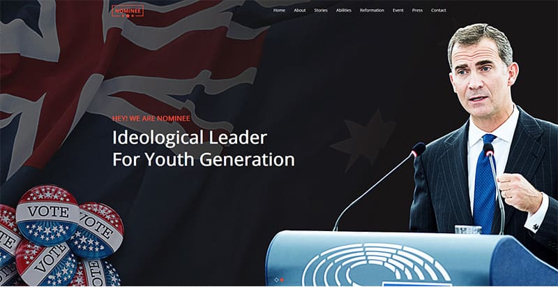 Nominee themes wordpress creer site internet parti politique Nominee themes wordpress creer site internet parti politique