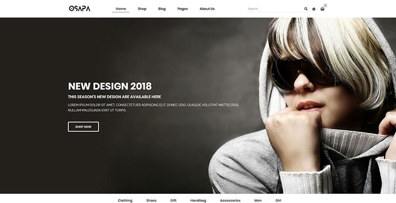 Osapa themes wordpress creer boutique ligne site web ecommerce