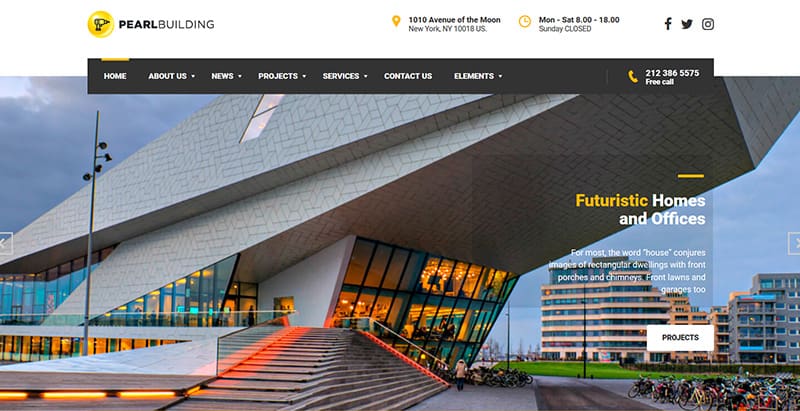 ثيمات لؤلؤة ووردبريس تخلق هندسة بناء أعمال الموقع