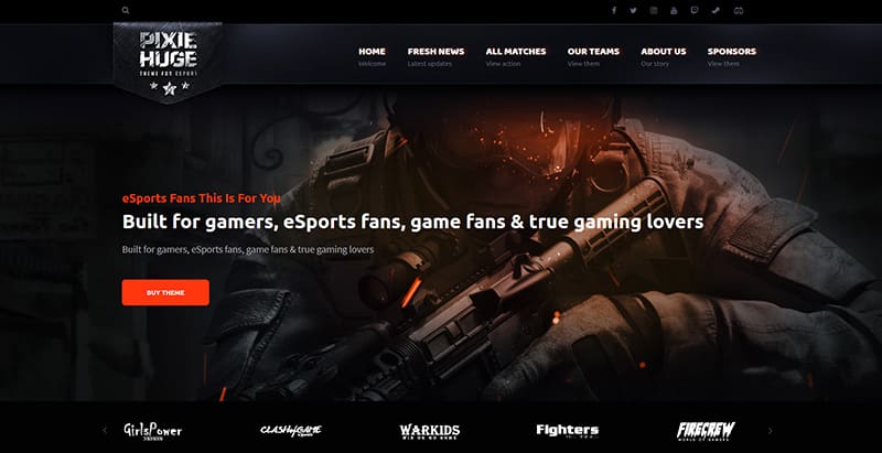 مواضيع Pixiehuge وورد إنشاء ألعاب فيديو موقع esport