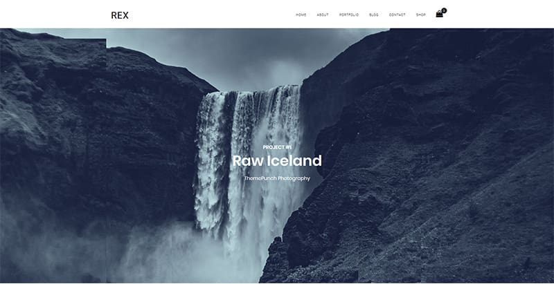 Rex themes wordpress creer site web photographe illustrateur designer