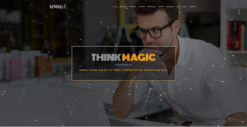 Unibell themes wordpress creer site web start up entreprise agence