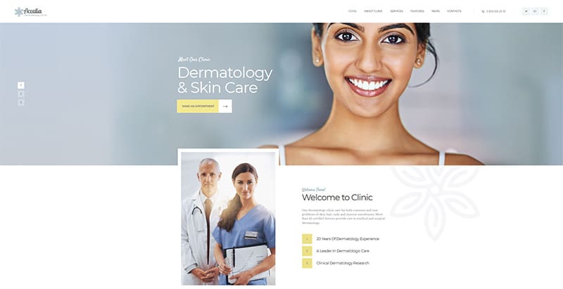 Accalia themes wordpress creer site web vente produits beaute Accalia themes wordpress creer site web vente produits beaute