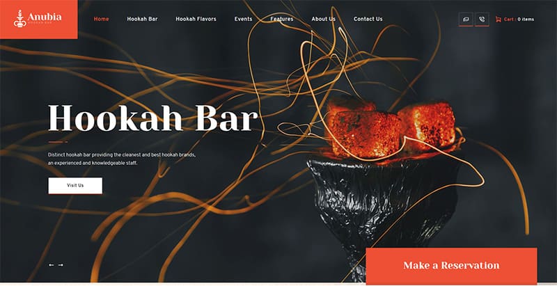 Anubia themes wordpress creer site web restaurant bar lounge Anubia themes wordpress creer site web restaurant bar lounge