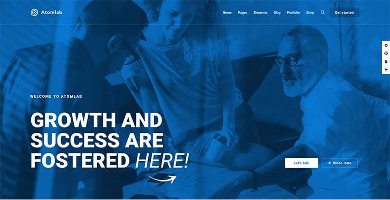 Atomlab themes wordpress creer site web entreprise startup fab lab Atomlab themes wordpress creer site web entreprise startup fab lab