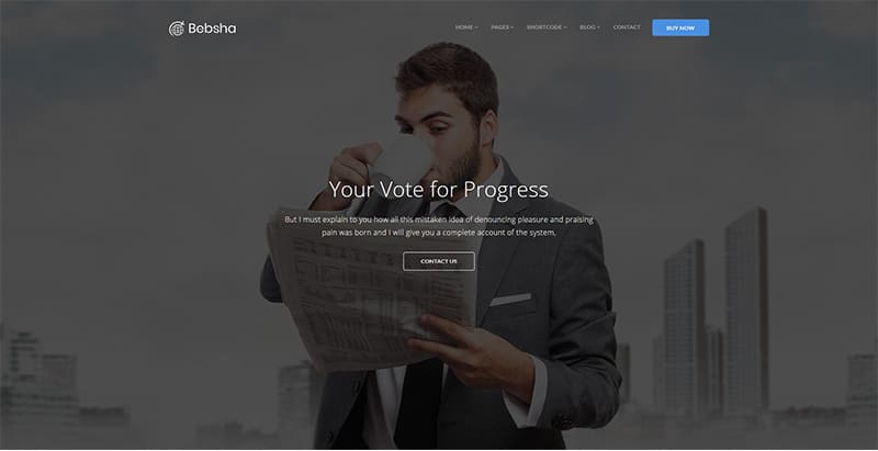Bebsha themes wordpress creer site internet entreprise business