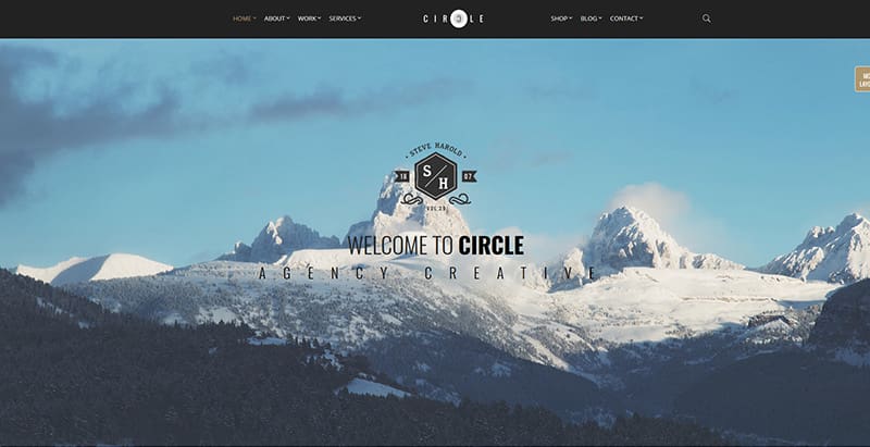 Circle themes wordpress premium creer site web photographe Circle themes wordpress premium creer site web photographe