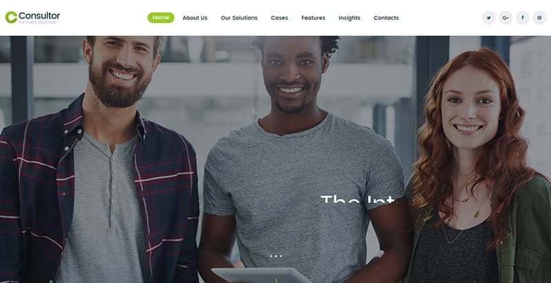 Consultor themes wordpress creer site internet entreprise business