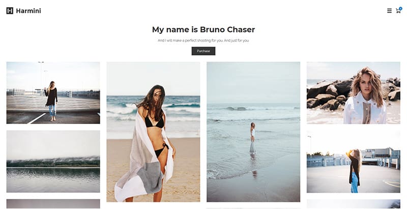 Harmini themes wordpress creer site web portfolio photographe artiste Harmini themes wordpress creer site web portfolio photographe artiste