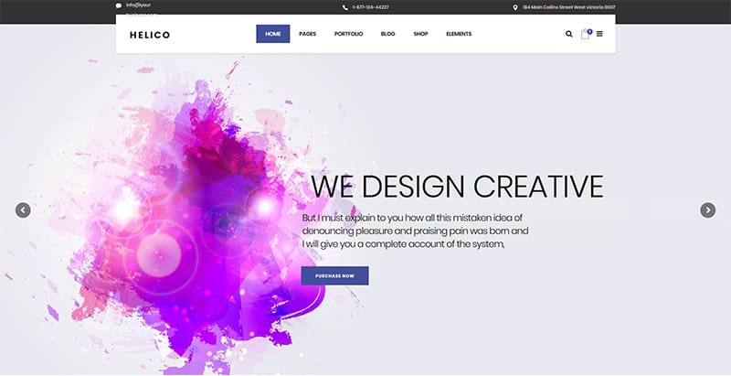 Helico themes wordpress creer site internet entreprise business