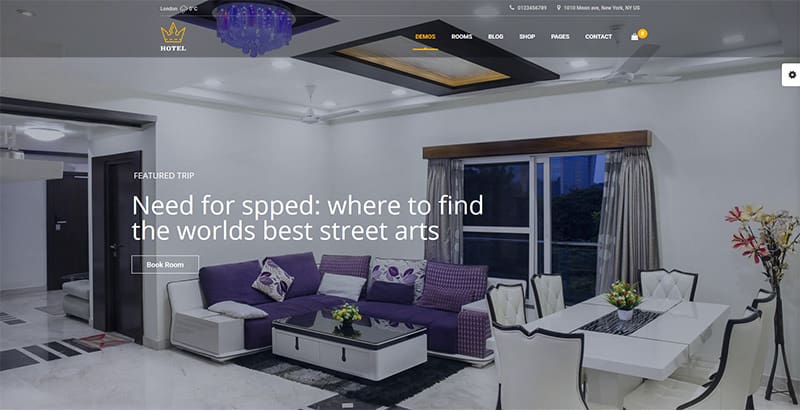 Hotel queen themes wordpress creer site internet hotel motel auberge Hotel queen themes wordpress creer site internet hotel motel auberge