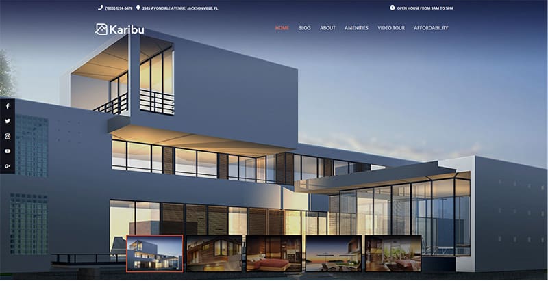 Karibu themes wordpress creer site web vente maisons villas appartements Karibu themes wordpress creer site web vente maisons villas appartements