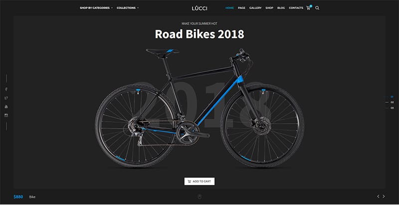 Lucci themes wordpress creer site internet vente en ligne boutique