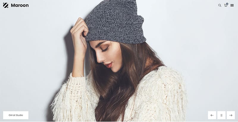 Maroon themes wordpress premium creer site web photographe