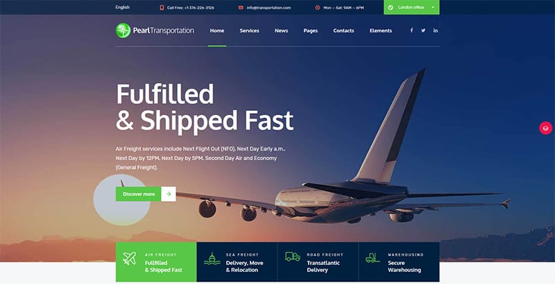 Pearl themes wordpress creer site web agence entreprise transports Pearl themes wordpress creer site web agence entreprise transports