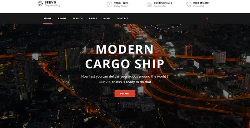 Servo themes wordpress creer site web agence entreprise transports Servo themes wordpress creer site web agence entreprise transports
