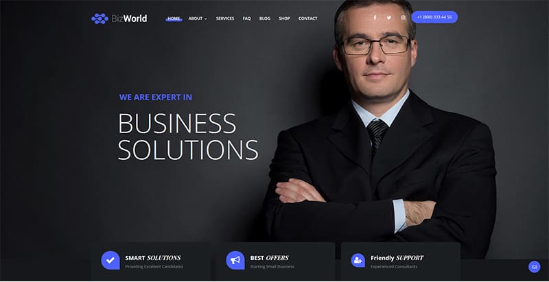 Xtra themes wordpress creer site web agence financiere entreprise