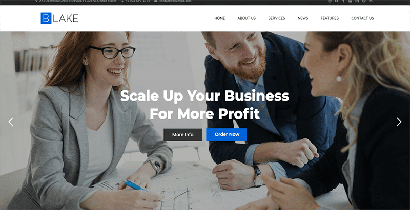 Блейк бизнес тема wordpress бизнес Блейк бизнес тема wordpress бизнес