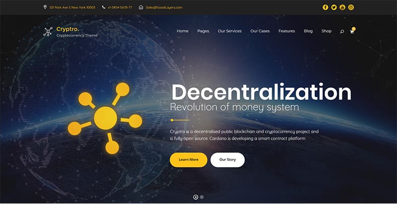 Cryptro themes wordpress creer site web entreprise cryptomonnaies Cryptro themes wordpress creer site web entreprise cryptomonnaies