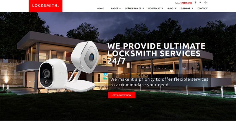 Locksmith themes wordpress creer site web entreprise securite surveillance Locksmith themes wordpress creer site web entreprise securite surveillance