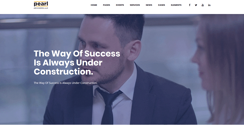 Pearl themes wordpress creer site internet entreprise industrie