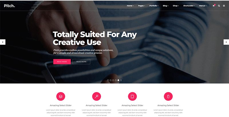 Pitch themes wordpress creer site web agence digital numerqiue