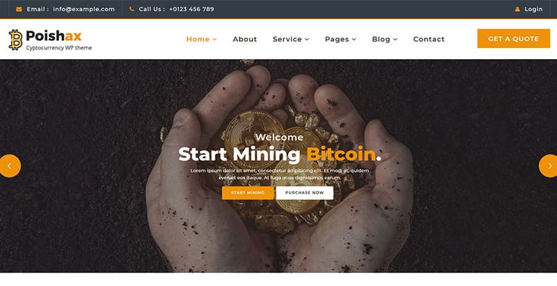 Poishax themes wordpress creer site web entreprise cryptomonnaies Poishax themes wordpress creer site web entreprise cryptomonnaies