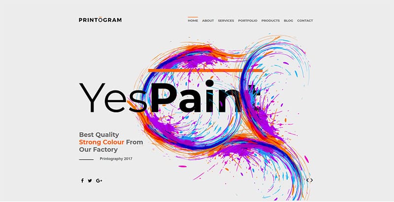 Printogram themes wordpress creer site internet pme entreprise campus