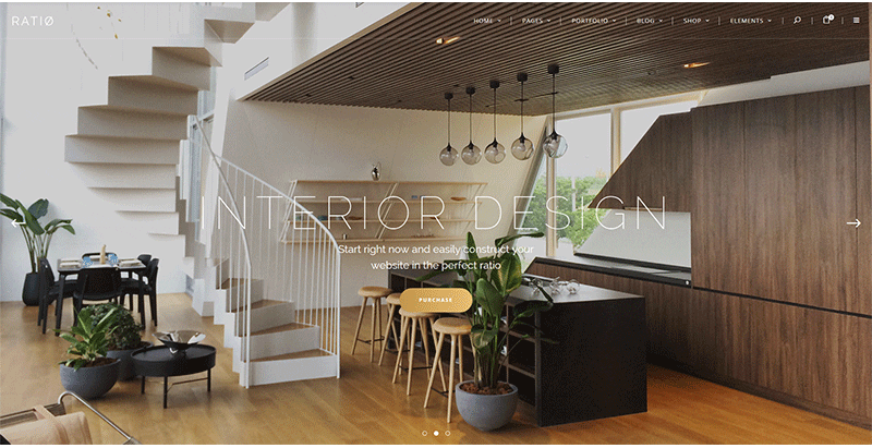 Ratio themes wordpress creer site internet entreprise renovation architecture