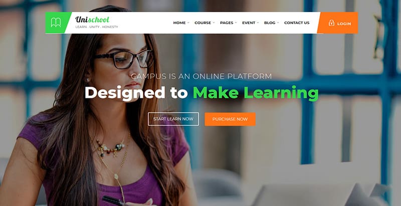 Unischool themes wordpress creer site web e learning education enseignement Unischool themes wordpress creer site web e learning education enseignement